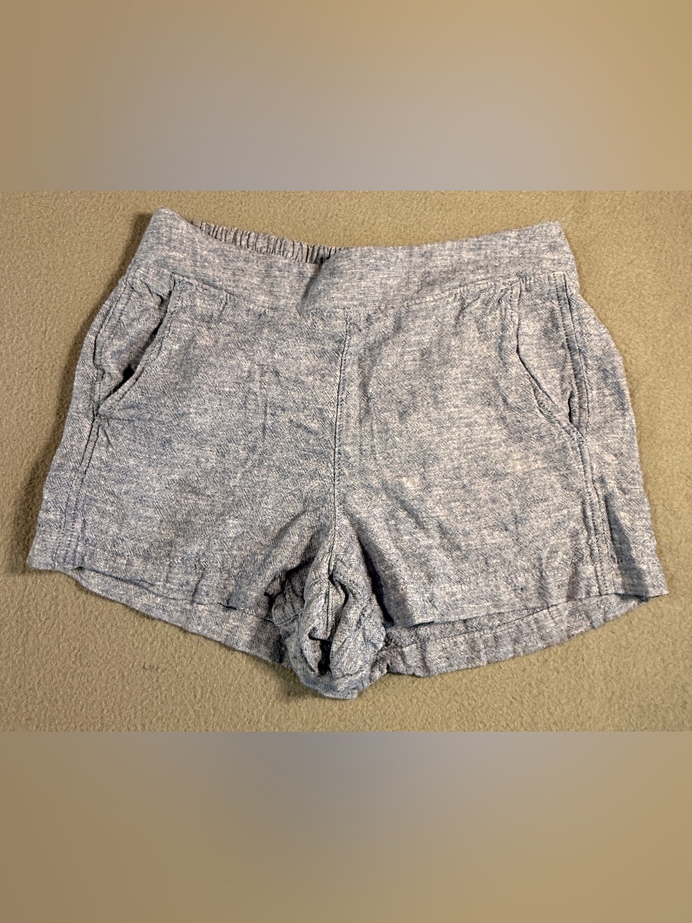 GAP Heather Blue Athletic Knit Shorts